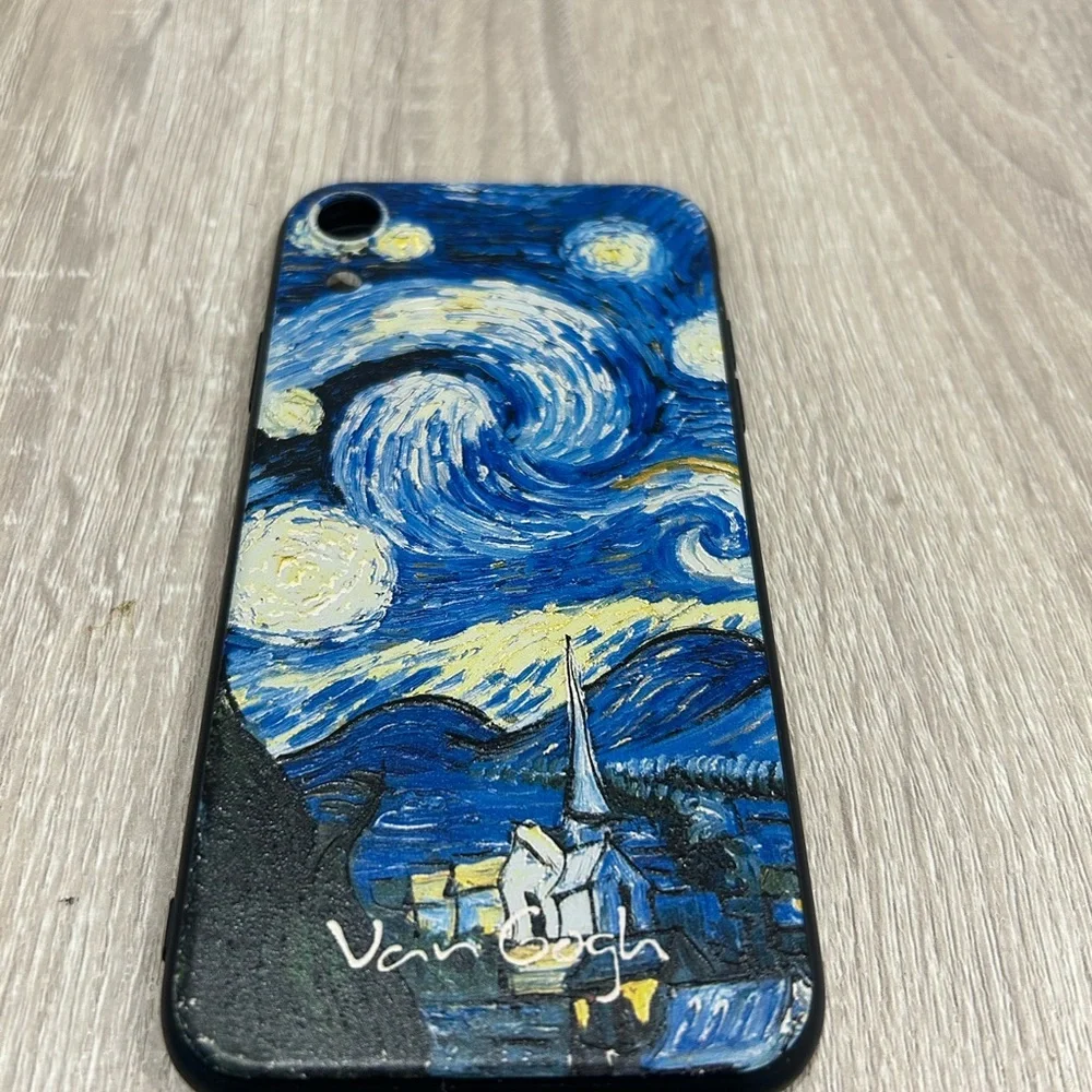 Van Gogh Embossed iPhone Case - Picture 2 of 2